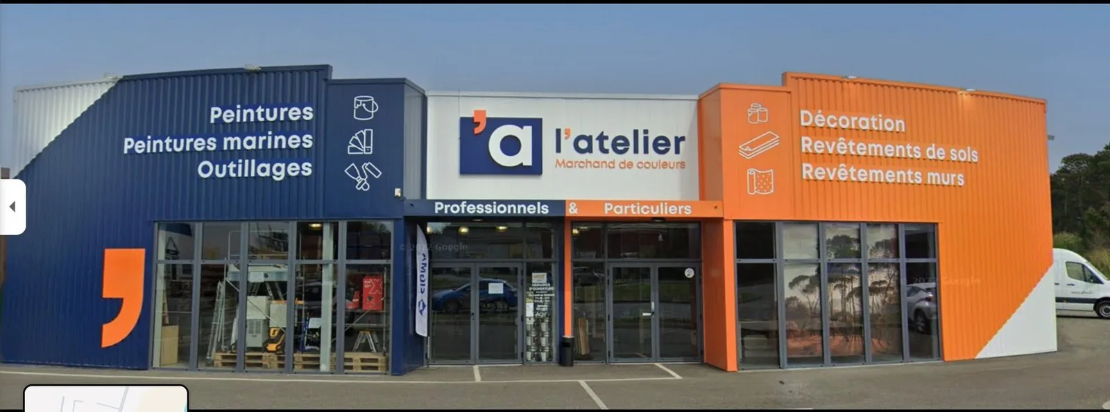 Façade du magasin L'Atelier au Bassin d'Arcachon (La Teste-de-Buch)