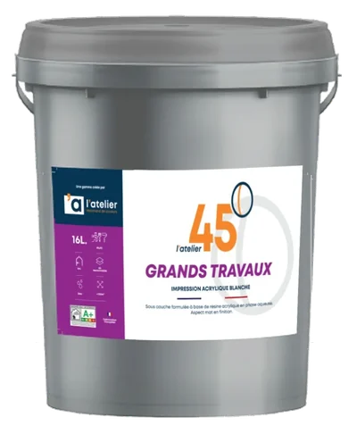 Fût L'Atelier Impress 45 Grands Travaux 16L — bas carbone 0,043 kg CO₂/UF