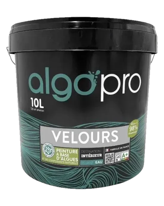 Algo Pro Velours - Peinture velours biosourcée à base d'algues