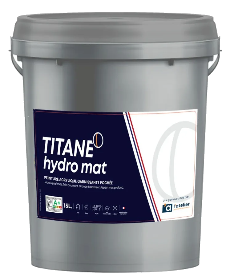 Titane Hydro Mat - Peinture acrylique biosourcée mate