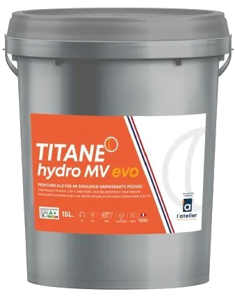 Titane Hydro MV evo - Peinture alkyde mat velouté biosourcée