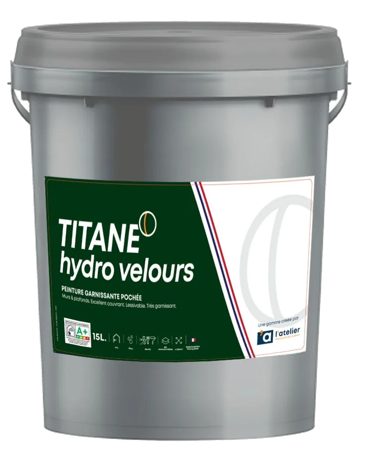 Titane Hydro Velours - Peinture acrylique biosourcée velours
